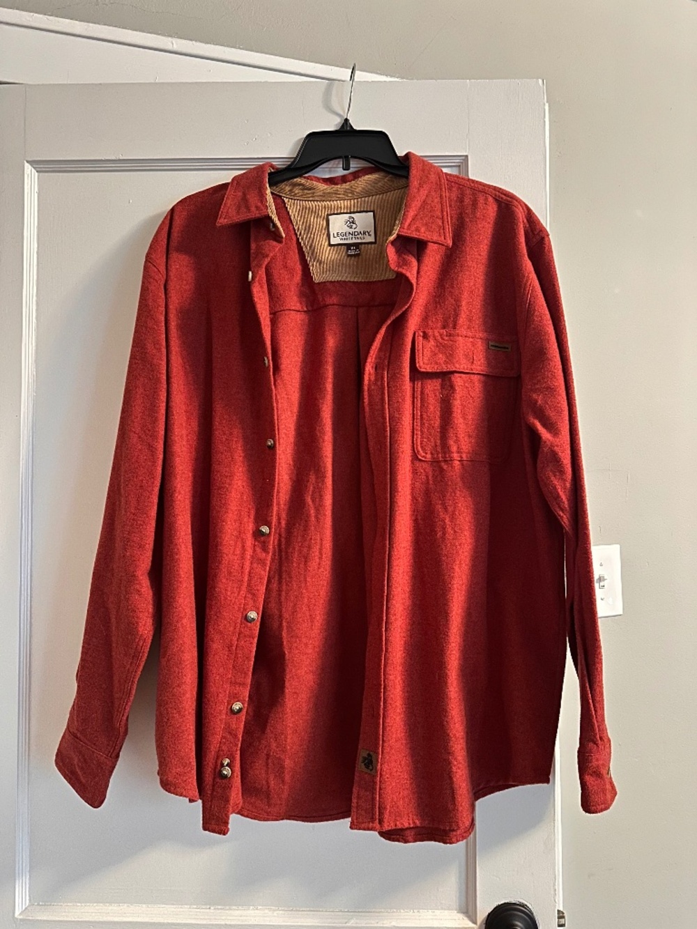 Legendary Whitetails Rust Red Flannel